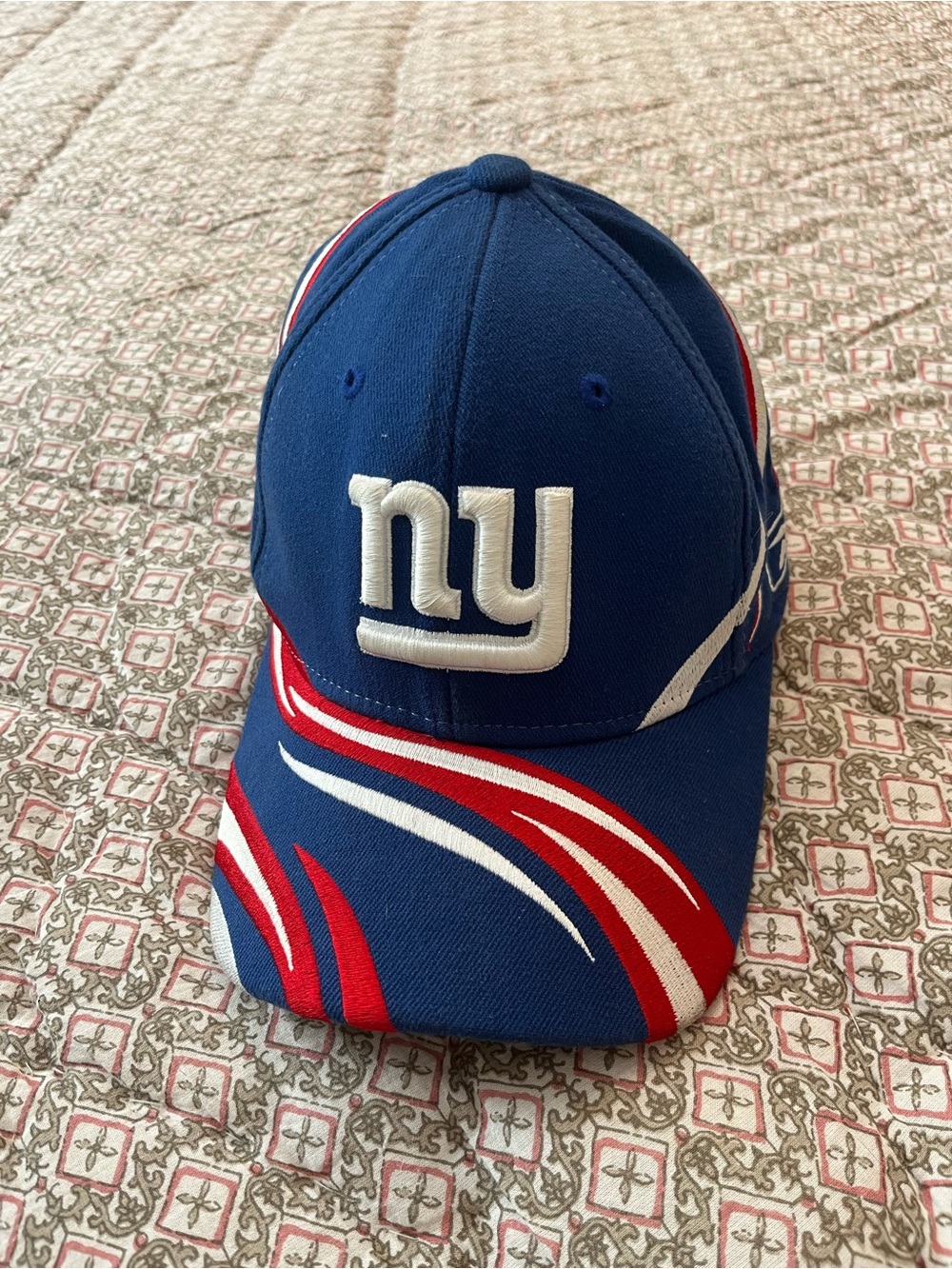 New York Giants embroidered cap Football Stretch